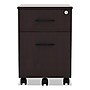 Alera® Valencia Series Mobile Box/File Pedestal,  14 3/4w x 19 1/8d x 22 7/8h,  Mahogany~#|#~677938D1-C76F-487D-A93384E3B039B70E_sc7