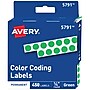 Avery Color-Coding Labels in Dispenser, 1/4" Dia, Green, 450 Stickers/Pack (5791)~#|#~677DB609-DC62-4AB1-847F3EC430472350_sc7