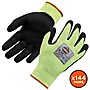 Ergodyne ProFlex 7041 Hi-Vis Nitrile-Coated Cut-Resistant Gloves, ANSI A4, Wet Grip, Lime, Medium, 144 Pairs (17823)~#|#~67964F7C-187B-410A-9FD098FAD6288E63_sc7