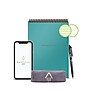 Rocketbook Core Smart Notebook, 6" x 8.8", Lined & Dotted Ruled, 36 Sheets, Light Blue (FLP-E-RC-CCE-FR)~#|#~67978197-B06E-47FA-889892FC6037D04F_sc7