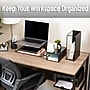 Mind Reader 3-Piece Desk Organizer Set, Metal, Black (STAND3PC-BLK)~#|#~679FD647-3057-4599-BD7BBC4F06AF9E6B_sc7