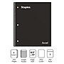 Staples Premium 1-Subject Notebook, 8.5" x 11", Graph Ruled, 100 Sheets, Black (TR58322)~#|#~67AEBDFE-5C81-47D2-AC863650BD9C903E_sc7