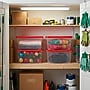 Iris Holiday Medium Stackable Plastic Storage Box, 10.5" x 14.4" x 18.5", 32 Qt., Clear/Red, 4/Pack (500532)~#|#~67C056E9-5263-4808-9B605FC199FCDC4C_sc7