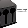 Mind Reader Plastic 3-Compartment Utensil Dispenser Silverware Organizer, Black (3CSTOR-BLK)~#|#~67CED806-AA4A-449C-BDEE7F2C21390B6F_sc7