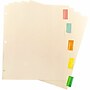 Business Source Color Tab Pocket Binder Dividers (BSN02073)~#|#~67D41497-B72E-49D5-80F9792ABD006812_sc7