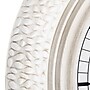 La Crosse Technology 21" Indoor/Outdoor Atomic Analog White-Washed Hammered Metal Wall Clock~#|#~67DCE4D5-E349-4EEC-875F91B7ED0CB4D7_sc7