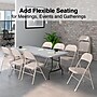 Staples® Metal Office Stacking & Folding Chair, Taupe, 4/Pack (51503)~#|#~67DD1338-FF02-4A55-B5E56FE34B45B3F8_sc7
