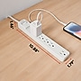 Staples TECH 6-Outlet Surge Protector, 10', 1800 Joules, White (ST62781)~#|#~67E368A4-F4DB-430D-839A61D2623F1C27_sc7