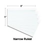 Staples® Lined Index Cards, 5" x 8", White, 100 Cards/Pack (ST51016-CC)~#|#~67F66A6E-91D3-402E-A5EE36513134187B_sc7