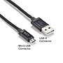NXT Technologies 6 Ft. Braided USB-A to Micro-USB Charging Cable for Samsung/Android, Black (NX54695)~#|#~67F76B3D-AB54-43AD-B6551583610FC049_sc7