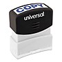 Universal Pre-Inked "COPY" Message Stamp, 9/16 x 1 11/16, Blue~#|#~67FF0CC4-A950-439F-B7D84B3C40BE4A87_sc7