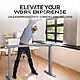 Uncaged Ergonomics Rise Up Electric Adjustable Height Desk Frame, Gray (Rug)~#|#~6803CCD8-D09D-4F38-8D666F5EF97CAF39_sc7
