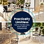 Flash Furniture Lila Indoor-Outdoor 31.5'' Round Table Set with 2 Rattan Chairs, Black (TLH32RD020BKCH2)~#|#~681187EE-B012-430F-BFA8B7AAF28D3CDF_sc7