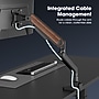 FlexiSpot MA9 Premium Single Monitor Mount, Up to 49" Monitor, Black (MA9-S-DP-US)~#|#~681D6D85-C1AD-4682-977FE8CBD07AEA0E_sc7