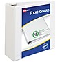 Avery TouchGuard Protection Heavy Duty 4" 3-Ring View Binders, Slant Ring, White (17145)~#|#~6845F4E8-8221-4E20-82CF3F0844803C9D_sc7
