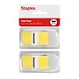 Staples Sunshine Collection Page Flags with Pop-Up Dispenser, 1" Wide, Yellow, 100/Pack (14111)~#|#~6851EC69-81EE-4752-99F5A5EE5F9E43BB_sc7