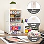 Mind Reader 7-Compartment Plastic Craft Organizer, White, 2/Set (MSORG-WHT)~#|#~68677EE3-B722-44E3-A65AAF493570CEF5_sc7