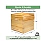 Excello Global Products Extra-Large Planter with Pole Support, Natural Wood (EGP-HD-0478-OS)~#|#~686923C2-6EFA-4C3F-BDBC76953F514D3B_sc7
