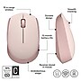 Logitech M170 Wireless Ambidextrous Optical Mouse, Rose (910-006862)~#|#~6873C433-F2D3-4AE8-9FCC283284526ECF_sc7