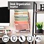 Mind Reader 5-Pocket Metal Mesh Mountable Wall File, Letter Size, Pink (MAGSTACK-PNK)~#|#~687695F5-63D6-430C-8F86817453FE2E1A_sc7