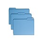 Smead Reinforced File Folder, 3 Tab, Letter Size, Blue, 100/Box (12034)~#|#~sp36187740_sc7