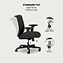 HON Convergence Vinyl Swivel Task Chair, Black (HONCMY1AUR10)~#|#~68897AB3-56BD-45D0-A831FDE2179500A7_sc7