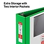 Staples 3" 3-Ring View Binder, D-Ring, Green (55428/26354)~#|#~6898B0D7-FC8E-44EA-A0C309B0EF252286_sc7