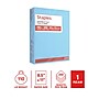 Staples 110 lb. Cardstock Paper, 8.5" x 11", Blue, 250 Sheets/Ream (49702)~#|#~68A26FF4-B31C-4203-8E28B9E5A705AF1B_sc7
