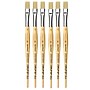 da Vinci JUNIOR Mixed Media Synthetic Bristle, Flat Brush, 6/Bundle (DVXVA32912-6)~#|#~68B0C773-CCFA-44A1-AFFB541917C5AF88_sc7