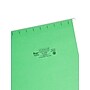 Smead Hanging File Folders, 1/5-Cut Adjustable Tab, Letter Size, Green, 25/Box (64061)~#|#~68B2AA5A-7191-43D2-B7718038077128F5_sc7