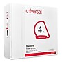 Universal Economy 4" 3-Ring View Binder, White (UNV20994)~#|#~68BC2051-F7C7-4A8E-94934EA54FE3C47A_sc7
