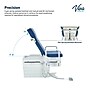 Viva Comfort Pointe Power Electric Pelvic Tilt Exam Table w/Stirrups, Knee Crutches, Hand Rails, 396lbs. Capacity, Blue~#|#~68C6D2B4-4FA0-485F-B022A951B501FB4B_sc7