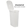 Mind Reader 10.57-Gallon Hamper with Lid, Plastic, White (40FABHAMP-WHT)~#|#~68CAD88B-D2CB-4F02-AFB8AC83F9288EB1_sc7