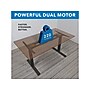 Mount-It! Ultimate 55"W Electric Rectangular Adjustable Standing Desk, Brown/Black (MI-18106)~#|#~68CD9846-376C-4056-B05745BA5F85411C_sc7