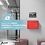 AdirOffice Steel Multipurpose Drop Box Interoffice Mailbox, Medium, Red (631-02-RED-PKG)~#|#~68D53190-255B-4DA3-961D7CAD7E837632_sc7