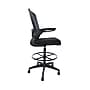 Boss Flip Arm Mesh/Fabric Chair with Footrest and Lumbar Support, Black (B16366BK-BK)~#|#~68DF6248-F04E-456C-85AB8AEAF891F1A5_sc7