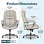 La-Z-Boy Niall AIR Lumbar Pro+ Ergonomic Faux Leather Executive Big & Tall Chair, 400 lb. Capacity, Beige (60114-BGE)~#|#~68E16077-5B1D-4D8E-98F598877166D306_sc7