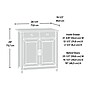 Sauder Edge Water 29"H Storage Cabinet, Chalked Chestnut (418794)~#|#~68E90BA4-60DD-463B-946E0E5668CE495C_sc7