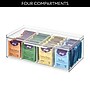 iDESIGN Plastic Tea Storage Drawers, Clear, 4/Set (27749M4)~#|#~68F76B25-06D5-4DFD-BEF0DBAEB126BF4C_sc7