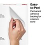 Staples Laser/Inkjet Shipping Labels, 3 1/2" x 5", Bright White, 4 Labels/Sheet, 100 Sheets/Pack, 400 Labels/Box (ST18074-CC)~#|#~6901B60E-857A-4DE5-A842C49BE02BF7D7_sc7