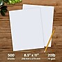 Elementree 8.5" x 11" Printer Paper, 20 lbs, White, 500 Sheets/Ream, 5 Reams/Carton (00918)~#|#~6908DEB9-E3D1-4B6E-AF7156BC4D46C736_sc7