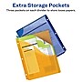 Avery Big Tab Corner Lock Insertable Plastic Dividers with 3 Pockets, 5 Tabs, Multicolor (11273)~#|#~69091FEA-1E0C-4EE0-9376959290A1E424_sc7
