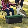 Remington Heavy Duty 60 Qt. Storage Bin with Latching Lid, Plastic, Black, 2/Pack (500334)~#|#~691973B2-AA2D-452D-88AE7423CEF29607_sc7