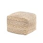 Anji Mountain Cherokee Mustard Ivory Fabric Rectangular Pouf Ottoman (AMBPF155-2014)~#|#~692096B4-8CF9-4617-9B7F71CE4292D701_sc7