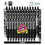 Zebra Z-Grip Retractable Ballpoint Pen, Medium Point, 1.0mm, Black Ink, 24 Pack (12221)~#|#~sp41816264_sc7