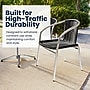 Flash Furniture Lila Indoor-Outdoor 31.5'' Round Table Set with 2 Rattan Chairs, Black (TLH32RD020BKCH2)~#|#~6951DA9D-D8A7-462D-AB3B86F300F554C7_sc7