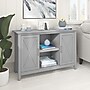 Bush Furniture Key West 30" Accent Cabinet with Doors and 4 Shelves, Cape Cod Gray (KWS146CG-03)~#|#~6957CF0B-5832-4C1C-9CB9CB13A5EFBE6F_sc7