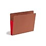 Smead 30% Recycled Reinforced File Pocket, 3" Expansion, Letter Size, Red/Redrope, 10/Box (73686)~#|#~6972CFE2-4918-4FA6-AB6001171FBC3F56_sc7