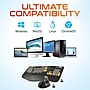 Delton Wireless Ergonomic Mechanical Keyboard with Wrist Rest and Vertical Computer Mouse, Black (DKME450PKT1)~#|#~697474C0-5C79-4655-93B7233436EF88C5_sc7