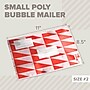 Scotch Designer Self-Sealing Bubble Mailers, 8.5" x 11", #2, Red/Pink, 4/Pack (8912DR-2-4)   ~#|#~698EA387-FBDC-4897-91042C3E696F86A8_sc7